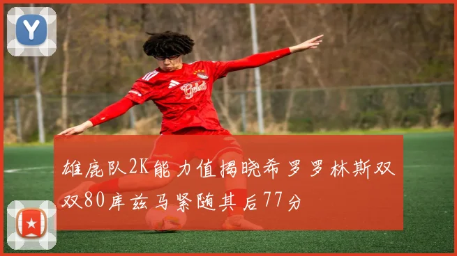 雄鹿队2K能力值揭晓希罗罗林斯双双80库兹马紧随其后77分